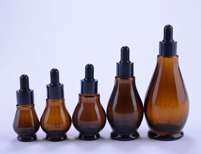 Amber Glass Essential Oil Bottle