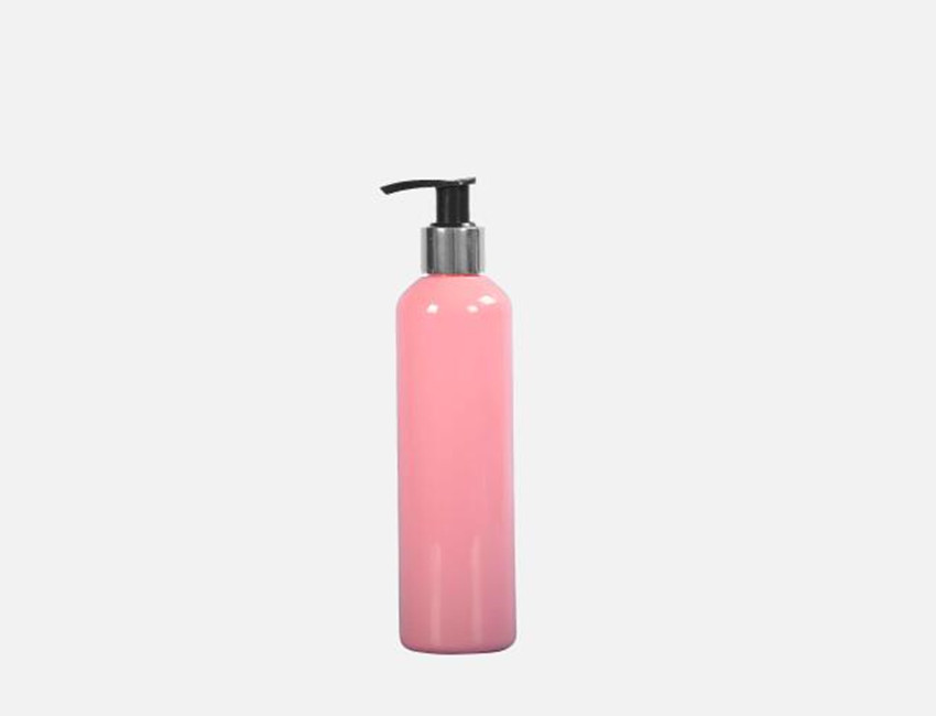 Pink Plastic Hand Sanitizer Bottle