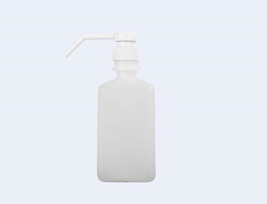White Empty Sanitizer Bottles