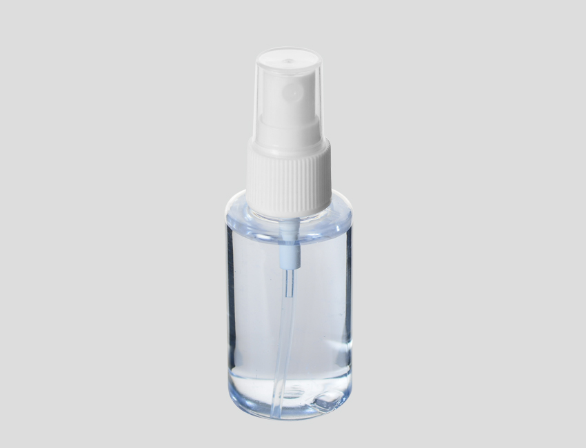 Clear PET Spray Sanitizer Bottle
