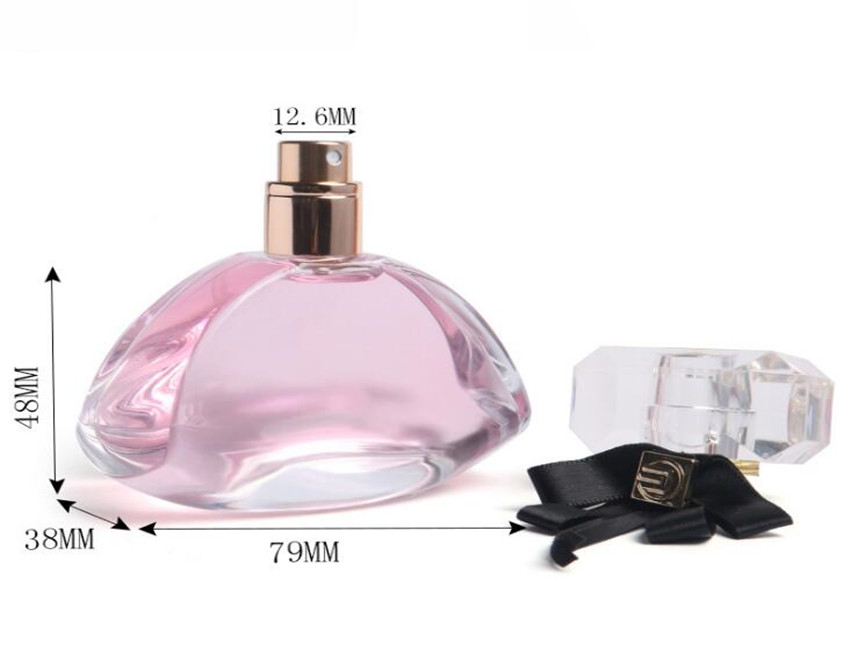 Pink Glass Perfume Bottles