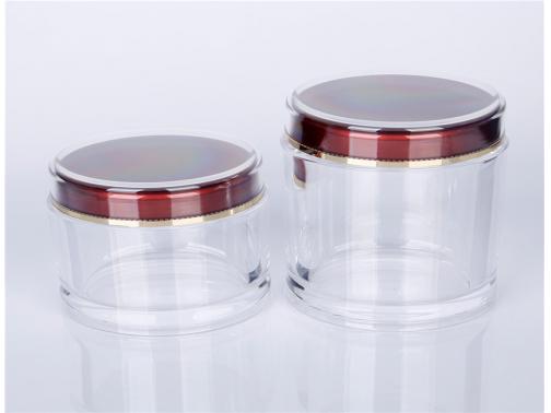 Clear Plastic Airless Jar