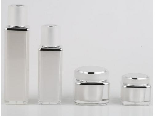 White Cosmetic Jars