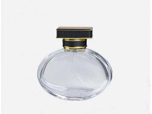 Custom perfume Bottle with Golden Cap