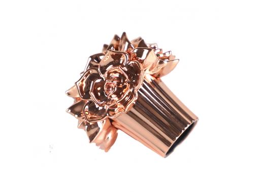 Custom Rose Gold Alloy Bottle Cap Metal Perfume Cover Wholesale Of Perfume Bottle Manufacturers