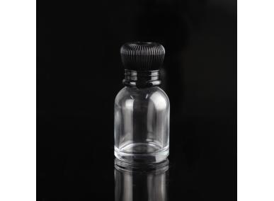 زجاجات العطور الزجاجية على شكل واضح