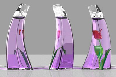 تاريخ التنمية لزجاجة عطر الزجاج
